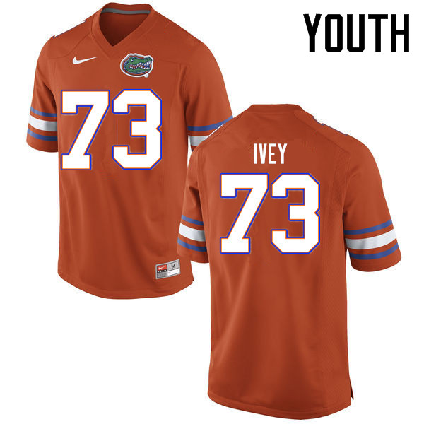 Youth Florida Gators #73 Martez Ivey College Football Jerseys Sale-Orange